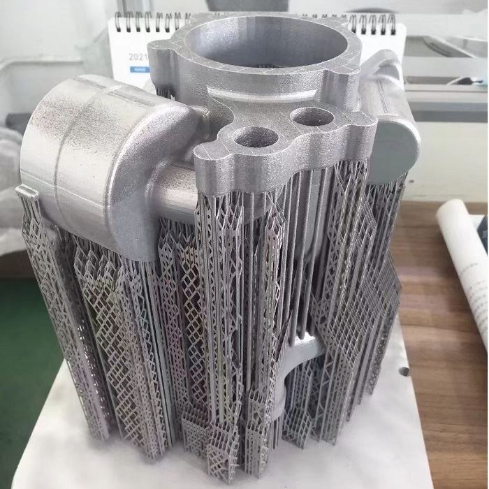 금속 3D 인쇄 지원 제거